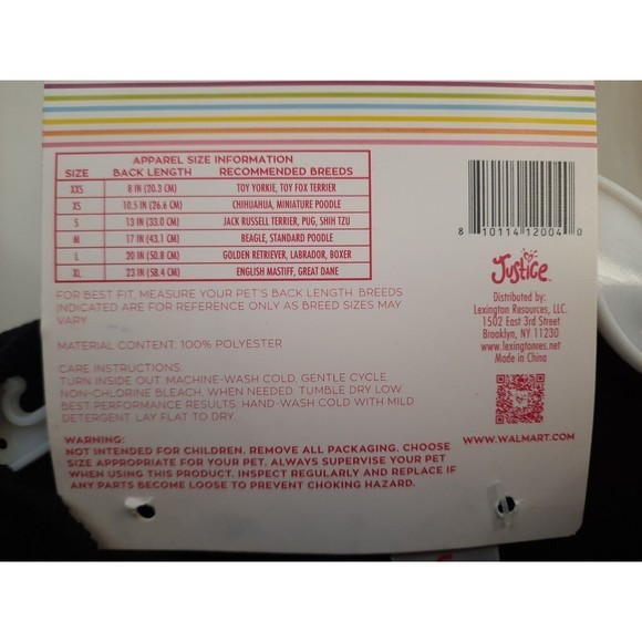 Dog Black Fleece Jacket Hoodie Size Small, Jack Russell, Pug, Shih Tzu 13 In - Picture 5 of 9